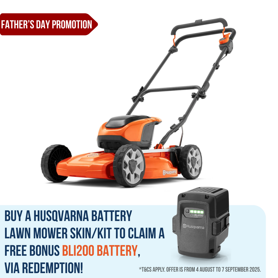 Husqvarna LB 144i Battery Lawn Mower - Battery-powered push lawn mower for small-to-midsize lawns