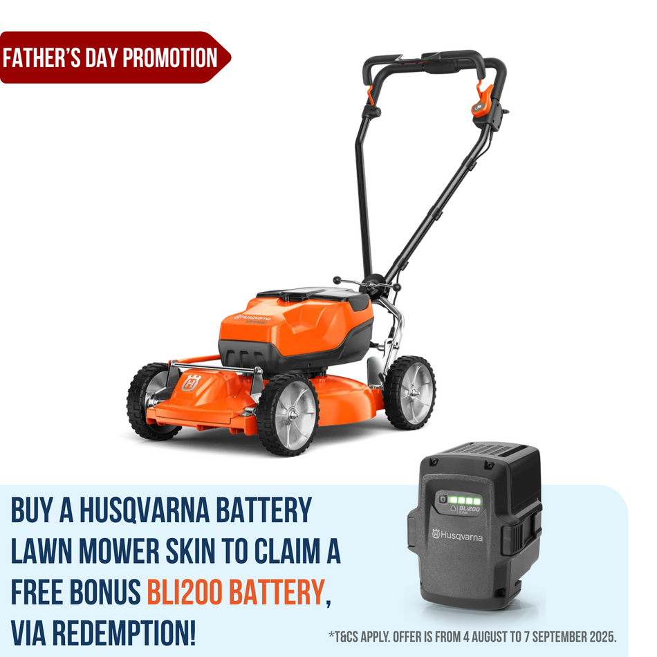 Husqvarna LB 448iV Battery Lawn Mower - Battery-powered and self-propelled walk-behind mower with PowerBoost