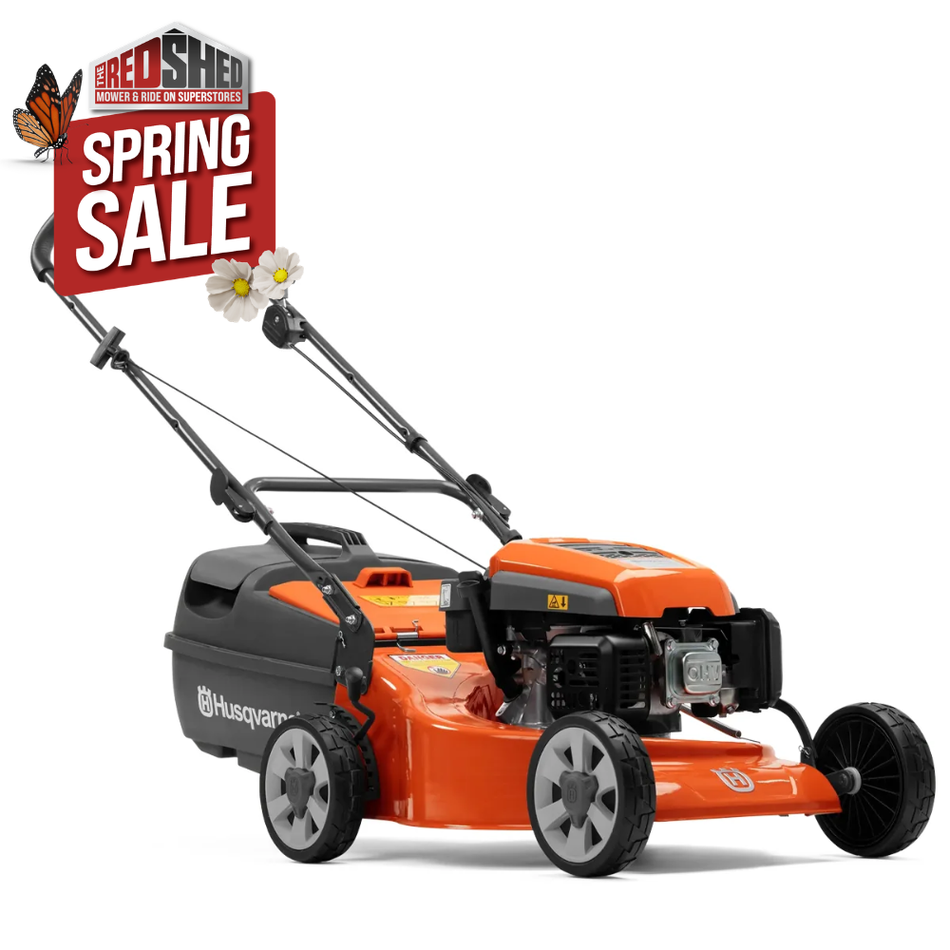 Husqvarna LC219P Lawn Mower - 19" cutting deck, powerful DOV four stroke engine, four cutting blades