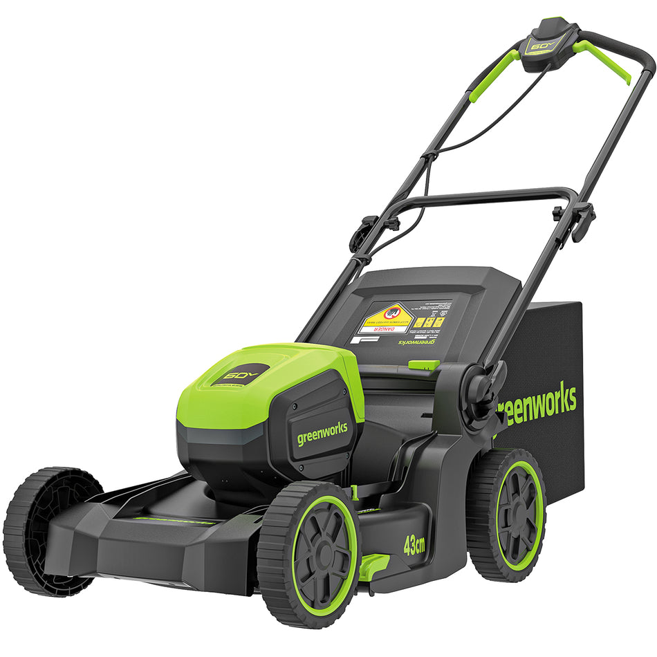 Greenworks 60V Pro Brushless Push Lawnmower Kit [LM170600]