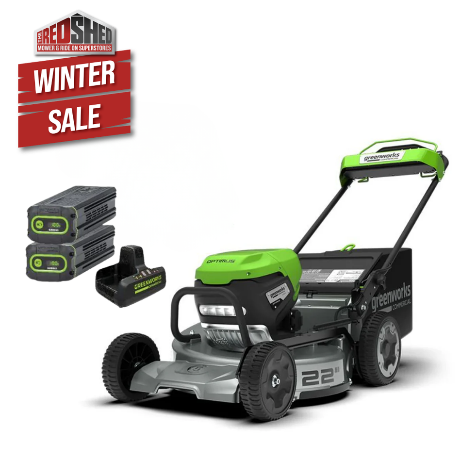 Greenworks ATM22 82V 22in SP Mower Kit [2504307AU-KIT] - 22in commercial self-propelled mower with 82V battery power kit