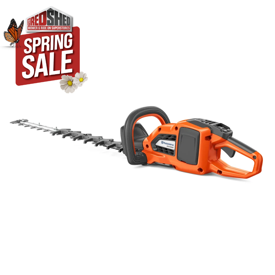 Husqvarna 322iHD60 Hedge Trimmer - Powerful battery hedge trimmer for demanding gardening work.