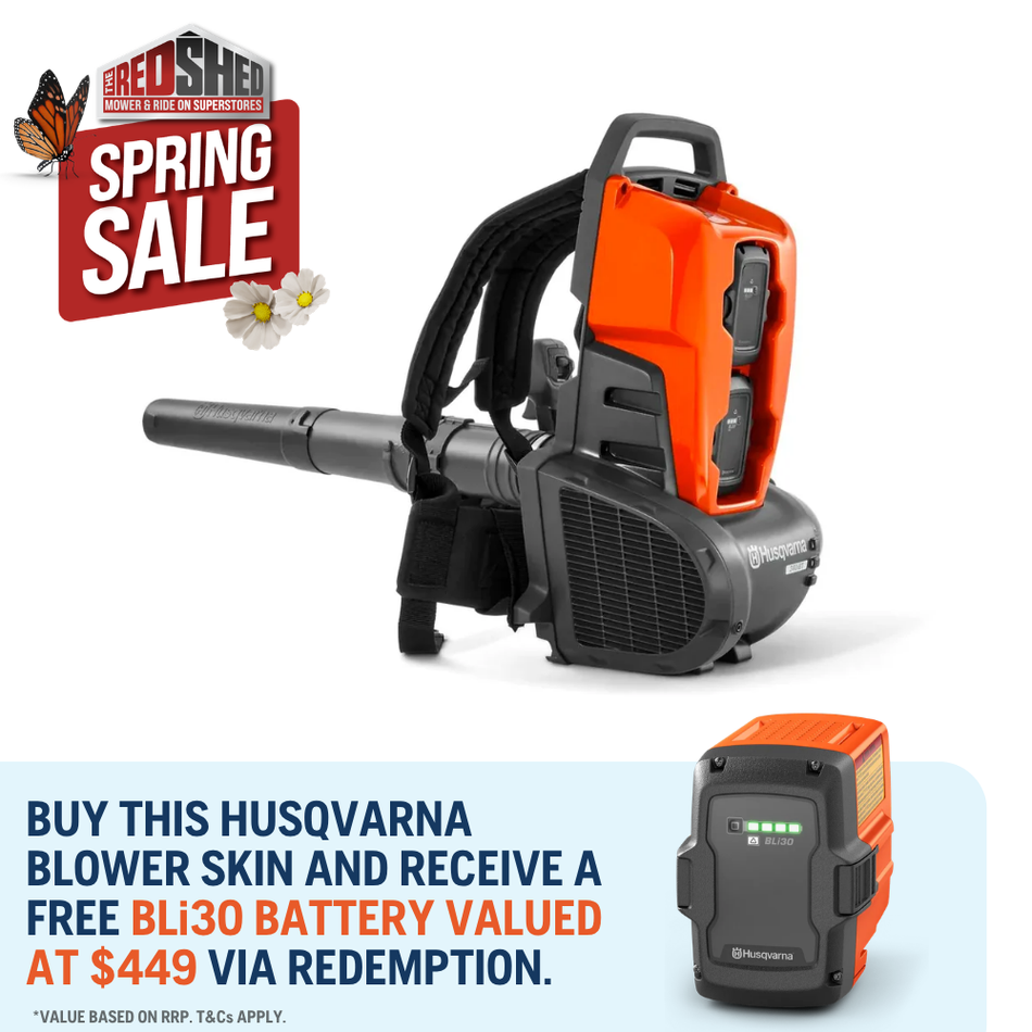 Husqvarna 340iBT Battery Leaf Blower - Powerful and well-balanced leaf blower