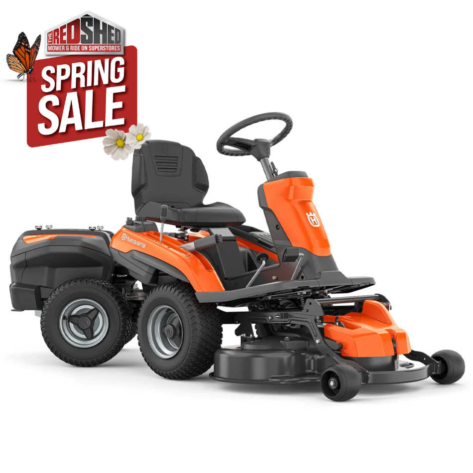 Husqvarna R 200iX Battery Rider - Battery powered low-noise front-rider (with 103cm deck and charger)