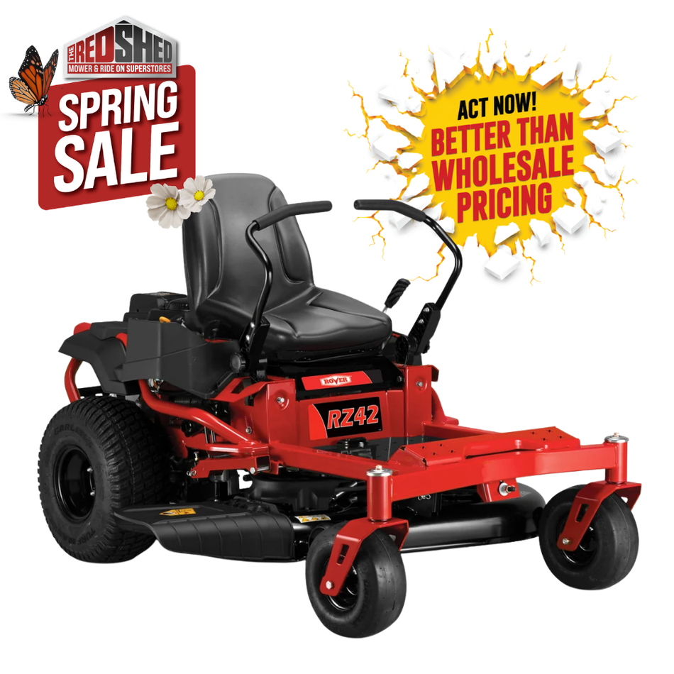 Rover RZ 42 Zero Turn Mower - 679cc V-Twin powered, 42" Cut & EXTRA STRONG Frame