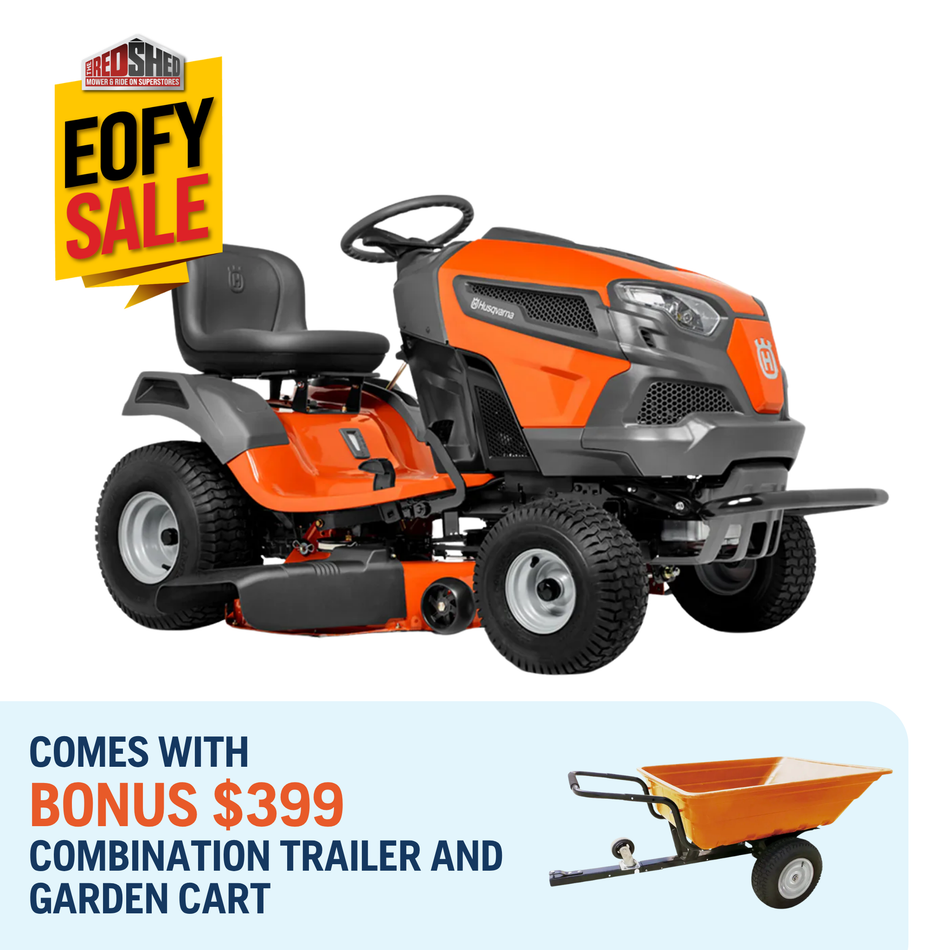Husqvarna TS142T Lawn Tractor - American Model with POWERFUL Husqvarna 764cc Engine, 42" Cut with $1000 SAVINGS