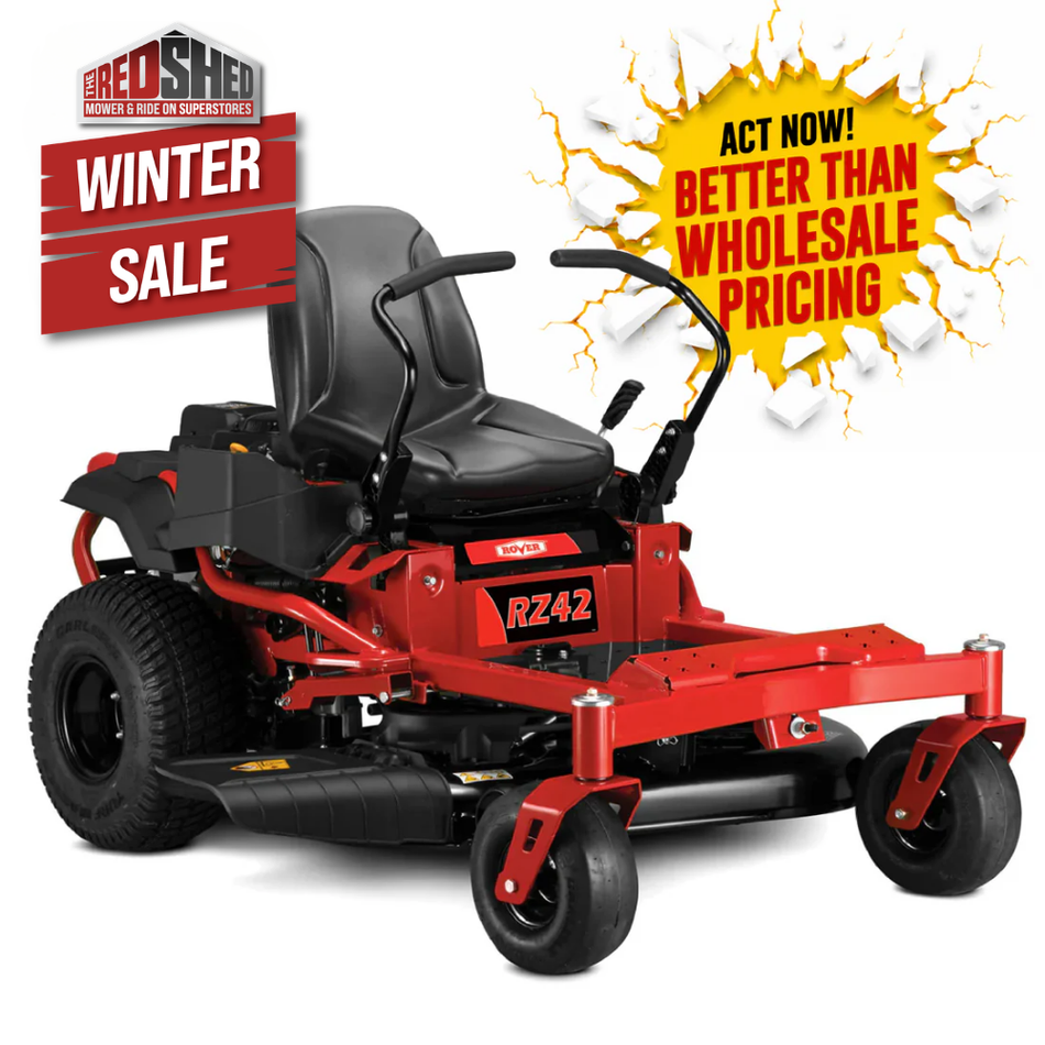 Rover RZ 42 Zero Turn Mower - 679cc V-Twin powered, 42" Cut & EXTRA STRONG Frame