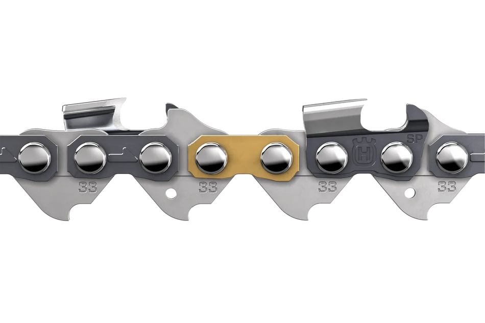 Husqvarna X-CUT SP33G Saw Chain - Fast and lightweight chain with reduced kickback and easy maintenance.