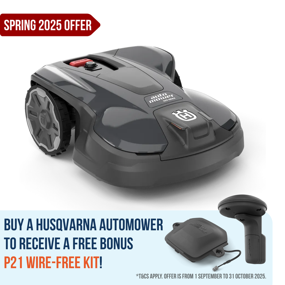 Husqvarna Automower® 320 NERA - Robotic mower with high terrain performance for lawns up to 2200 m²