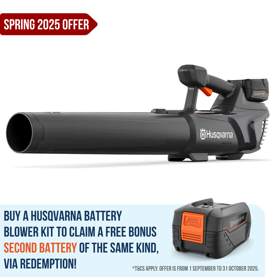 Husqvarna Aspire B8X-P4A 18V Blower - Lightweight & easy-to-use domestic 18v battery blower!