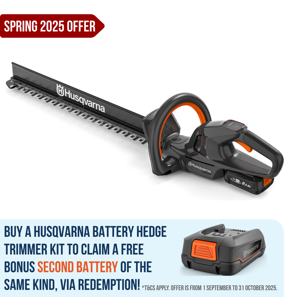 Husqvarna Aspire H50 18V Hedge Trimmer - Lightweight domestic 18v battery hedge trimmer!