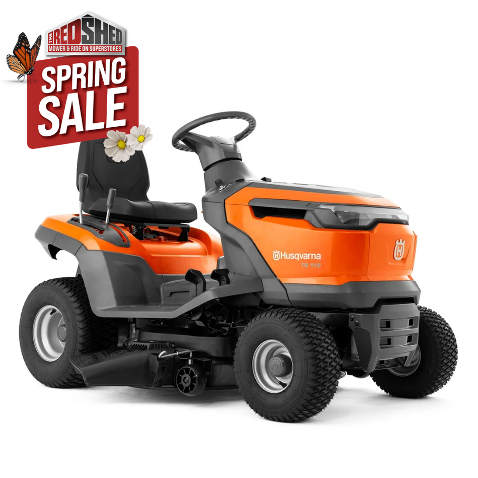 Husqvarna TS 112 Garden Tractor - 413cc tractor, 95cm cutting width & hydrostatic transmission!
