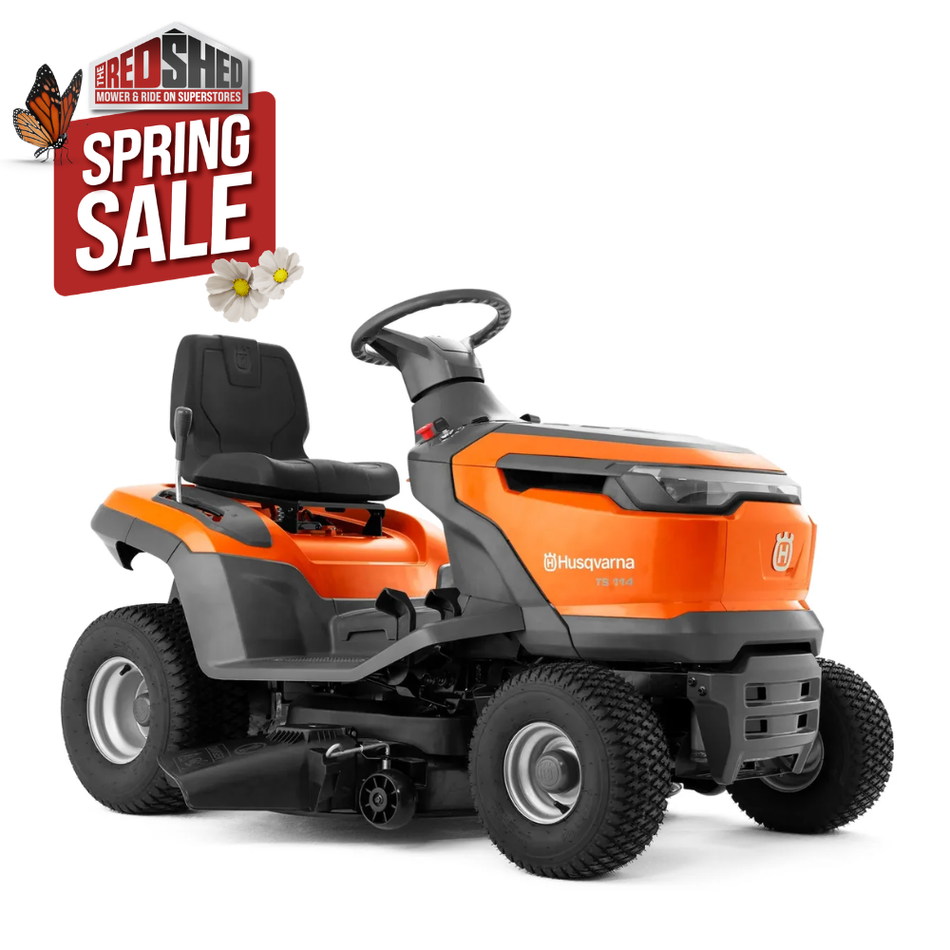 Husqvarna TS 114 Garden Tractor - 452cc tractor, 95cm cutting width & hydrostatic transmission!