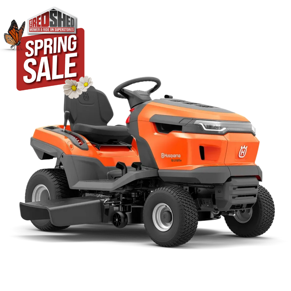 Husqvarna TS 216Tm Garden Tractor - Experience efficient and ergonomic mowing of large lawns.
