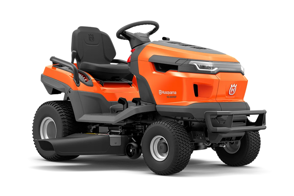 Husqvarna TS 220TDF Garden Tractor - High performance mowing with Clear Cut™ cutting deck.