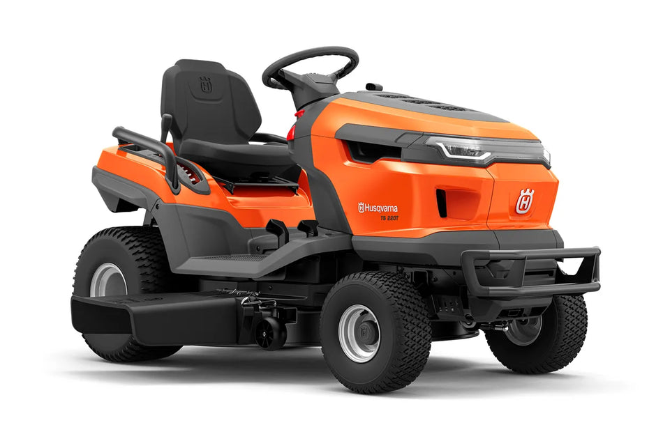 Husqvarna TS 220TD Garden Tractor - High performance mowing and comfort-enhancing features.
