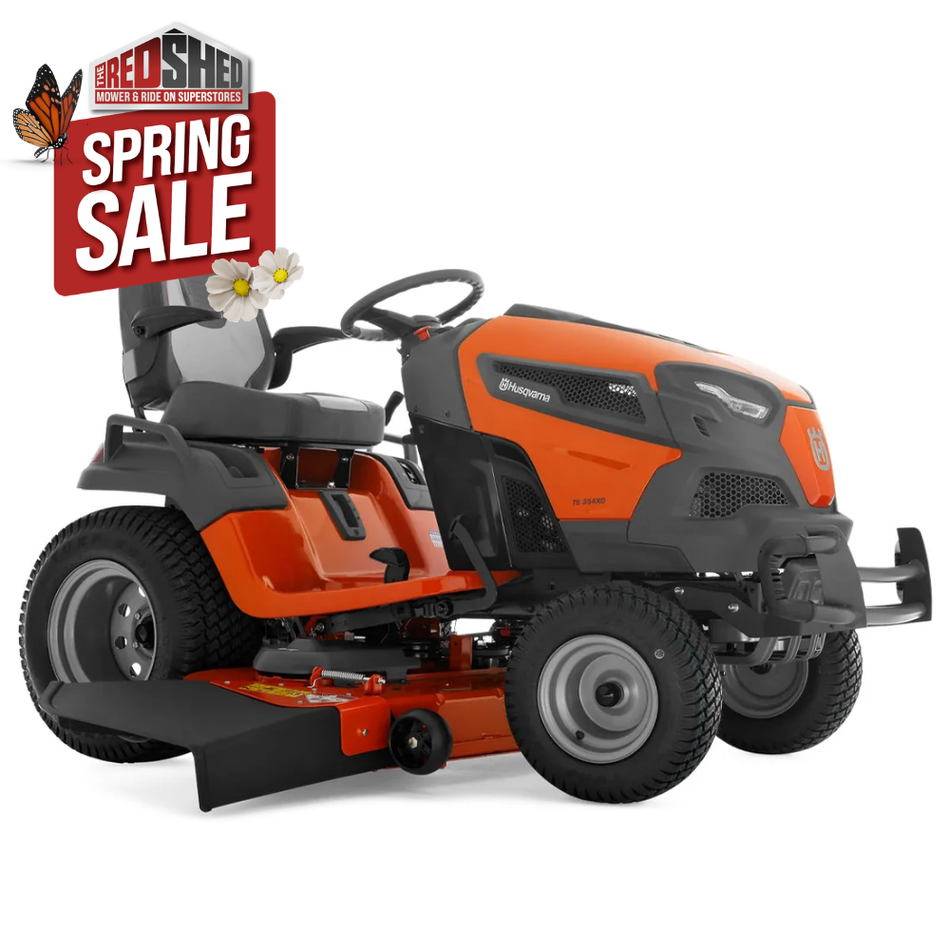 Husqvarna TS 354 Garden Tractor - Premium tractor with 24HP Engine, 54" cut, electric diff lock