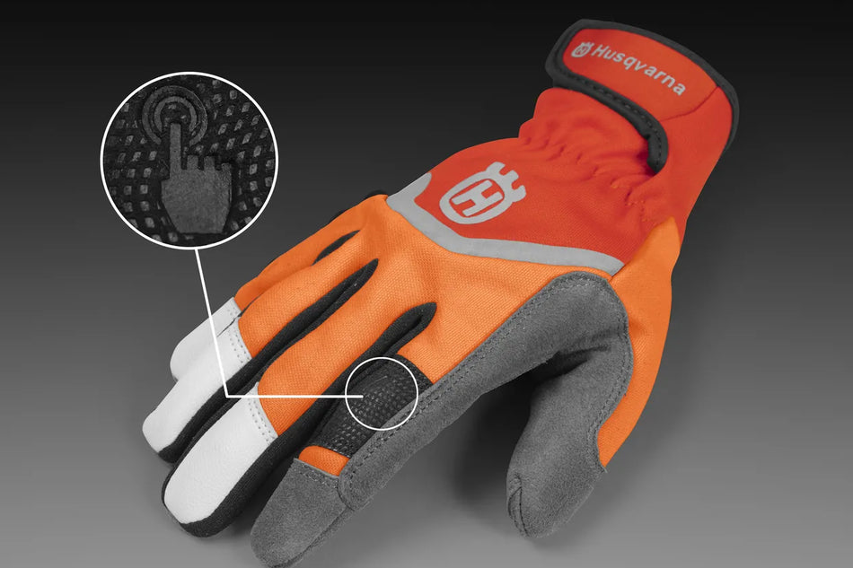 Husqvarna Technical Light Gloves - Thin leather gloves for professional use.