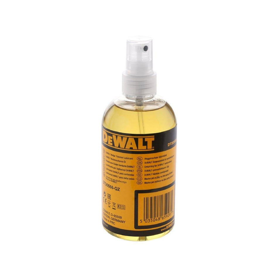 DeWALT Trimmer Blade Lubricant - Special 0.3L lubricant & cleaner for optimal performance and durability