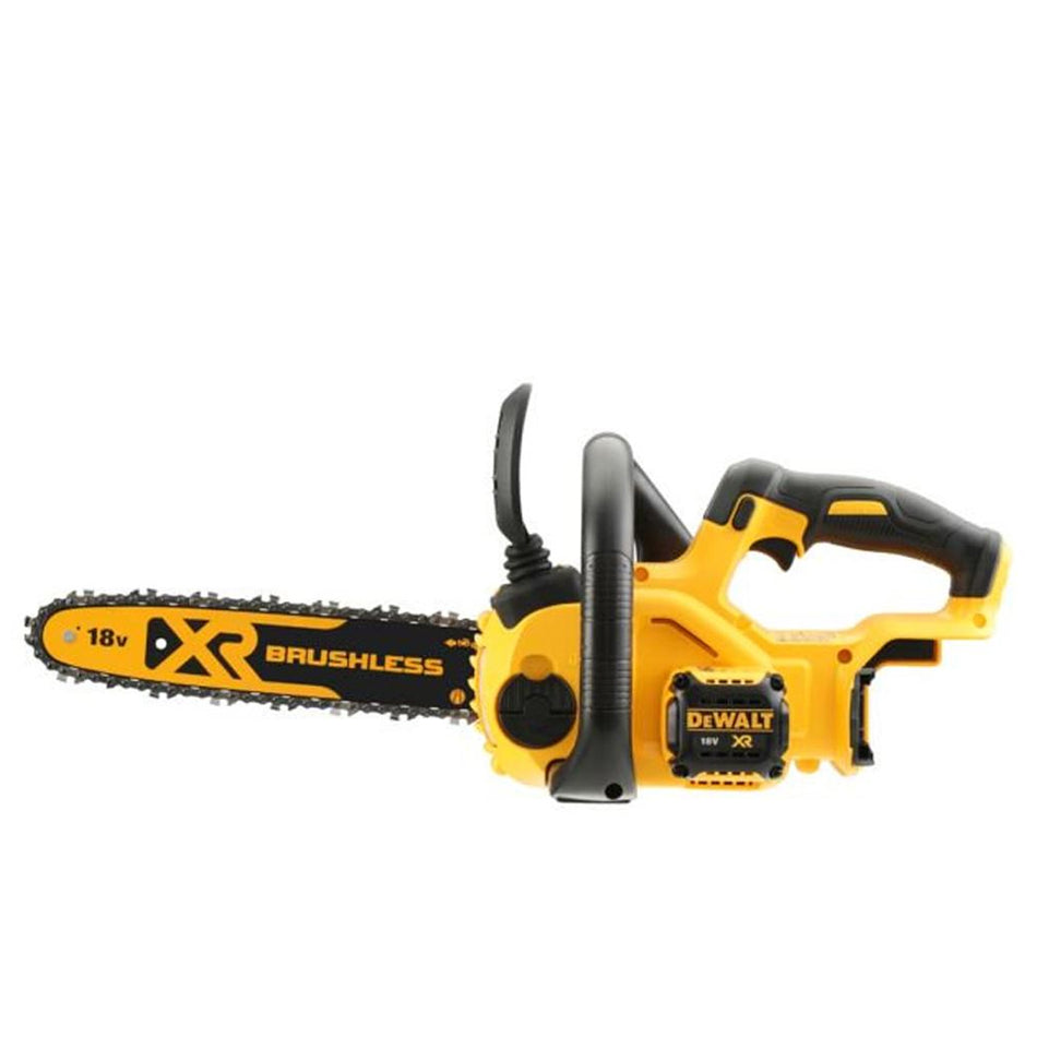 DeWALT 18V Compact Chainsaw - Efficient 30cm 18V lightweight chainsaw - cordless operation!