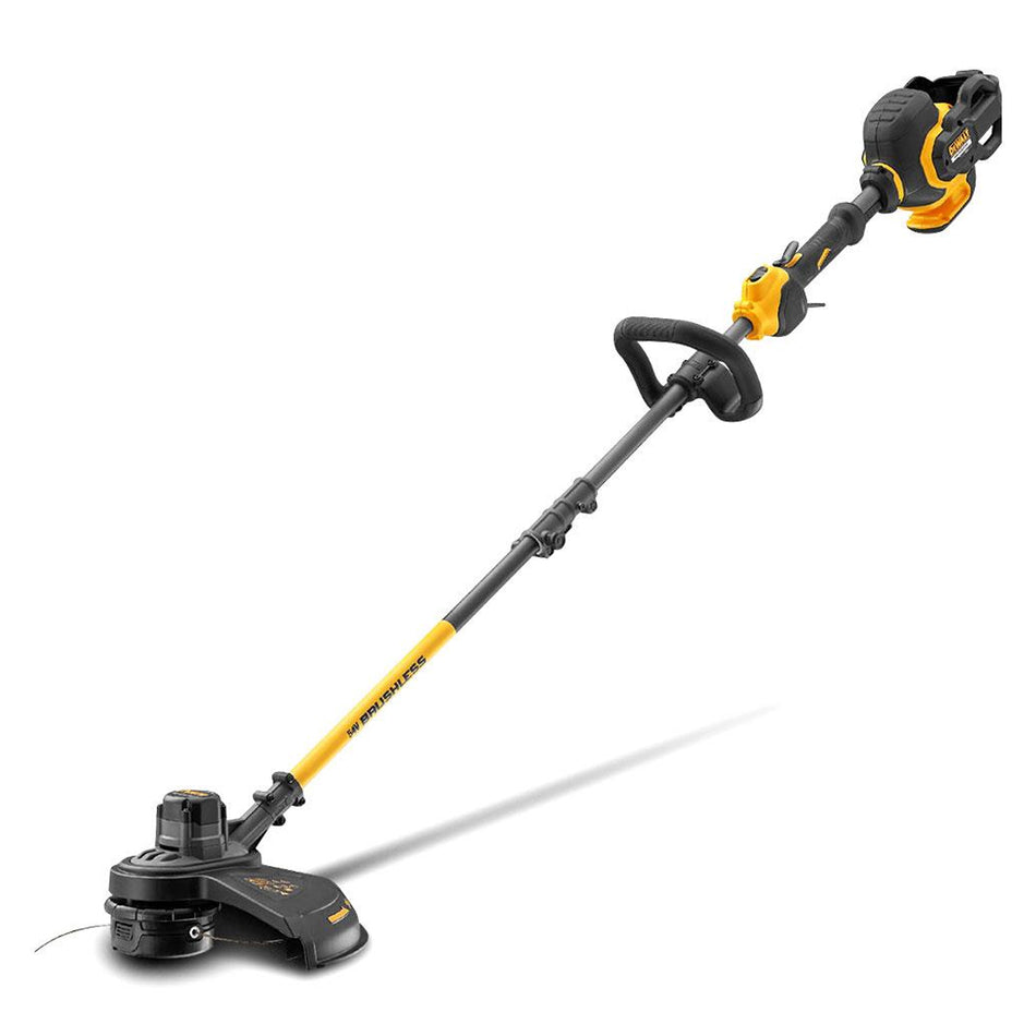 DeWALT 54V XR FLEXVOLT Line Trimmer - High efficiency brushless string trimmer with 38cm cutting swathe!