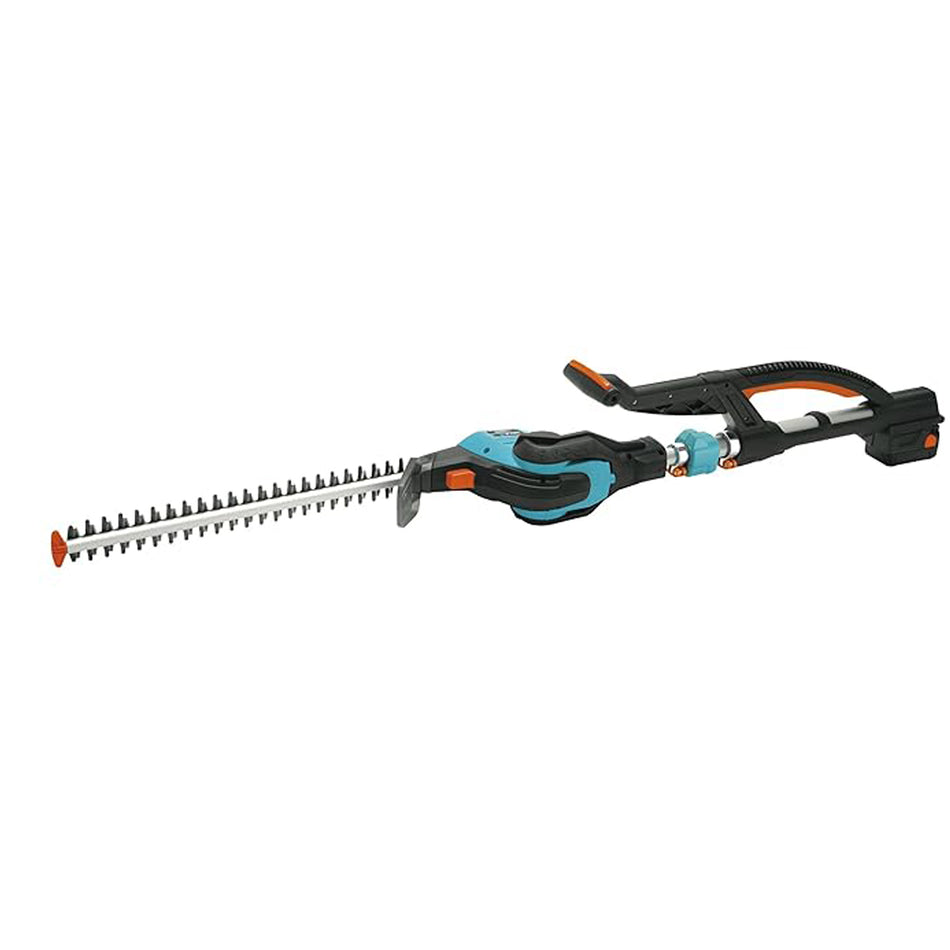 Gardena 48Li Hedge Trimmer High Cut - 18V Battery Hedge Trimmer with 98cm blade, 18V & 2m telescopic adjustment