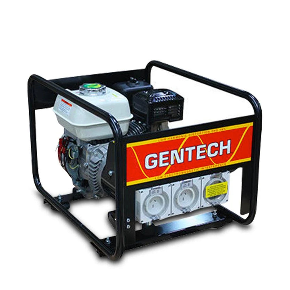 Gentech EP3400HSR-RCD Generator - 3.4kVA portable Generator powered by Honda and features RCD Outlets!