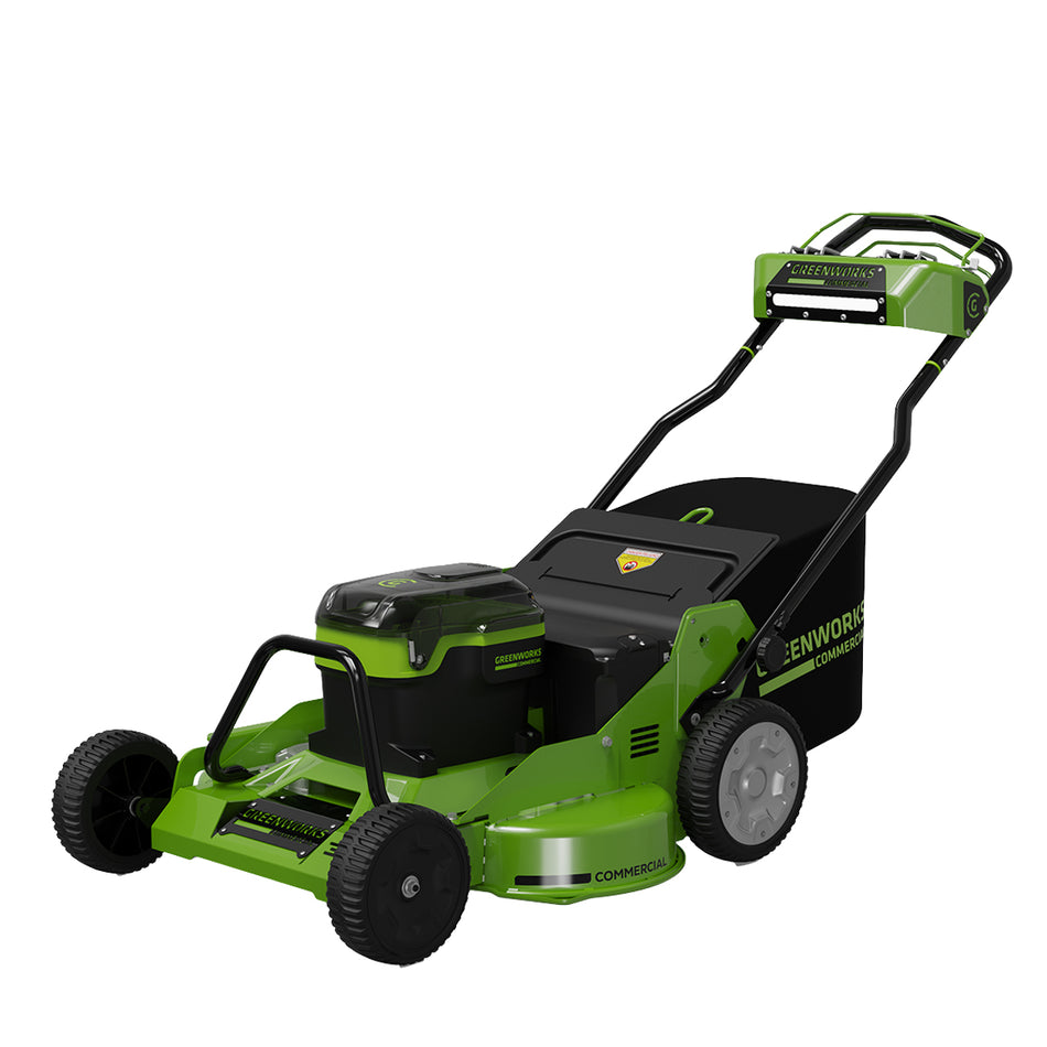 Greenworks 30″ Self-Propelled Lawn Mower Bundle Kit