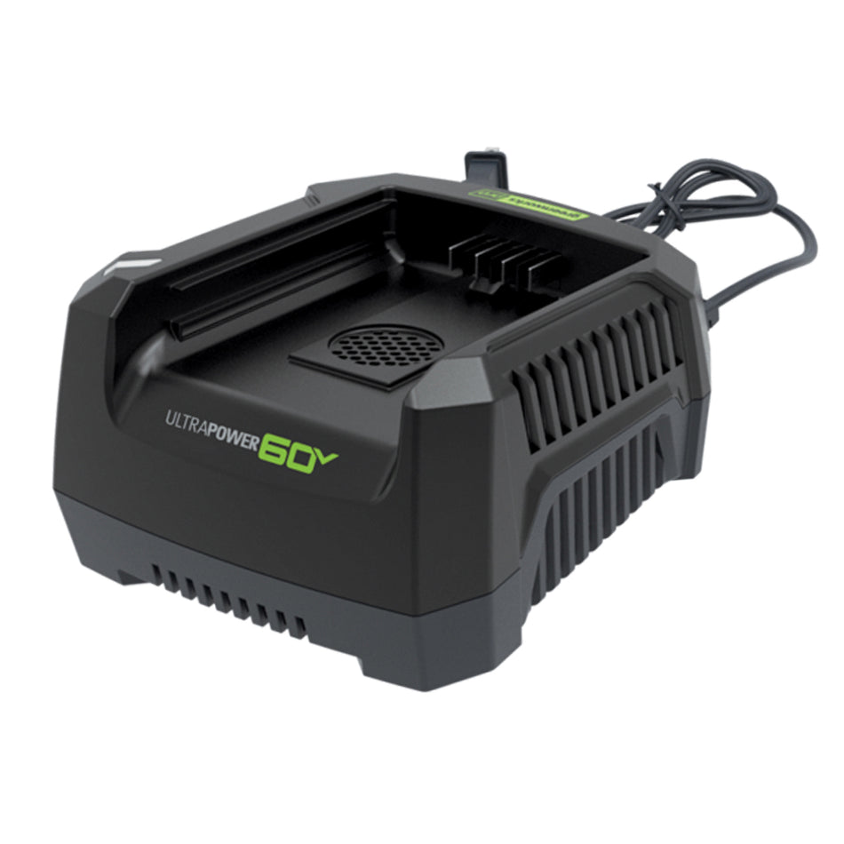 Greenworks 60V Fast Battery Charger - 60V fast battery Powered by innovation, not by petrol