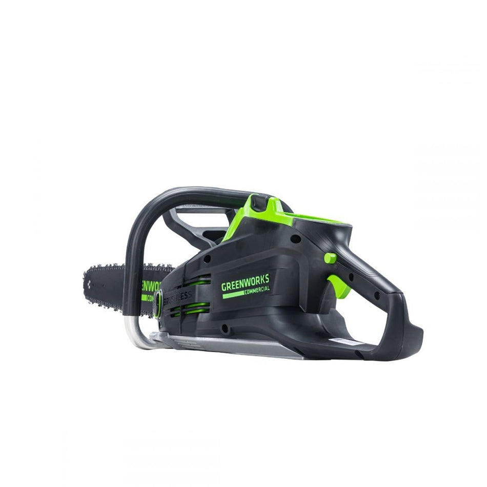 Greenworks 82V 18'' 2.7kW Chainsaw - 18" bar and chain, automatic oiler, 2700w brushless motor, low noise