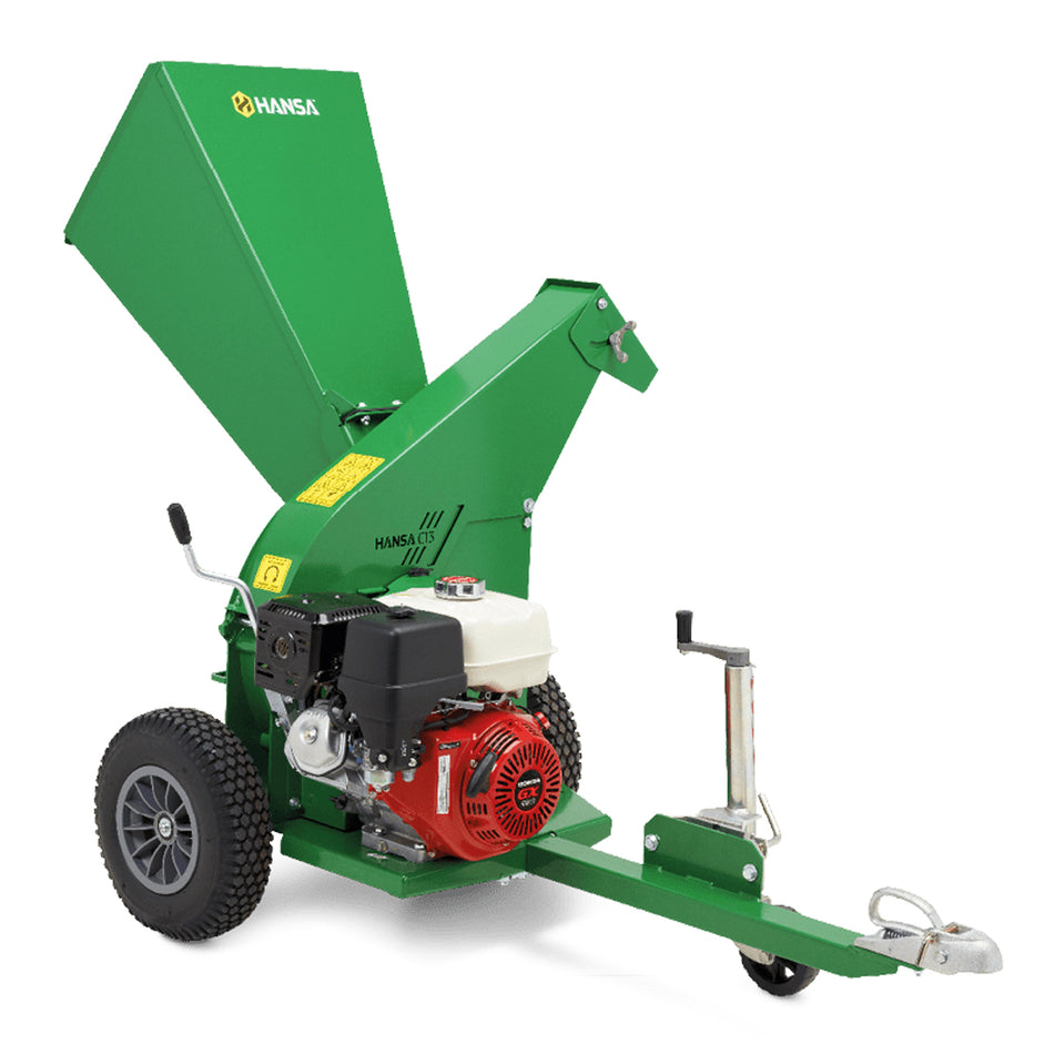 Hansa C13 Chipper - SAVE $295! Honda GX390, Powerful, Produces valuable compost and/or mulch!