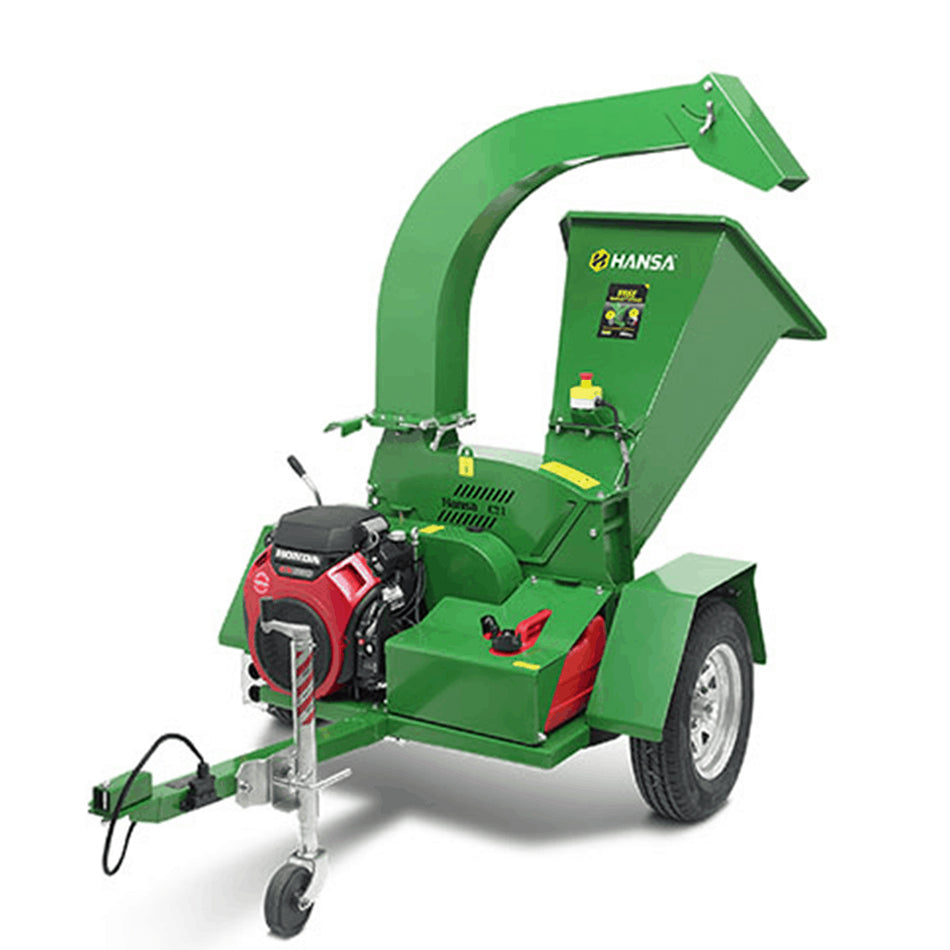 Hansa C21 Chipper -  Powered by 21HP Honda GX630 with 130mm chipping capacity!