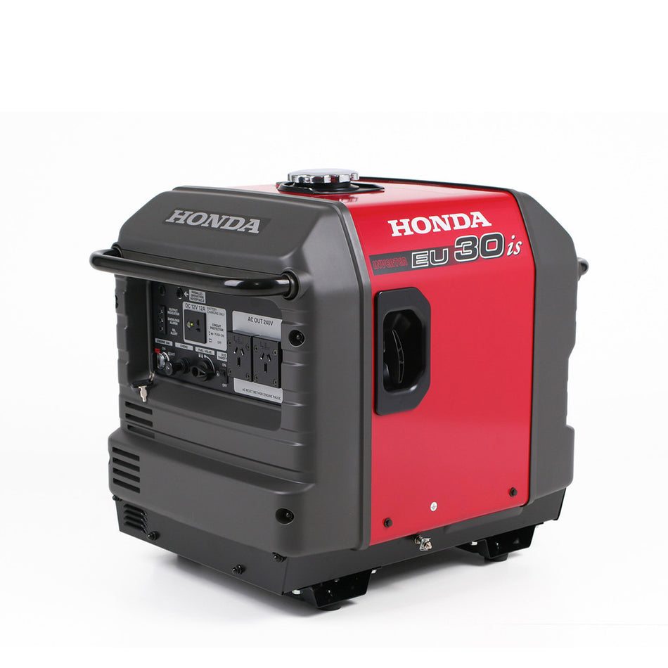 Honda EU30is Inverter Generator - Key Start, 3kVA, Honda GX200 engine, 4yr domestic warranty & FREE $99 SPADE