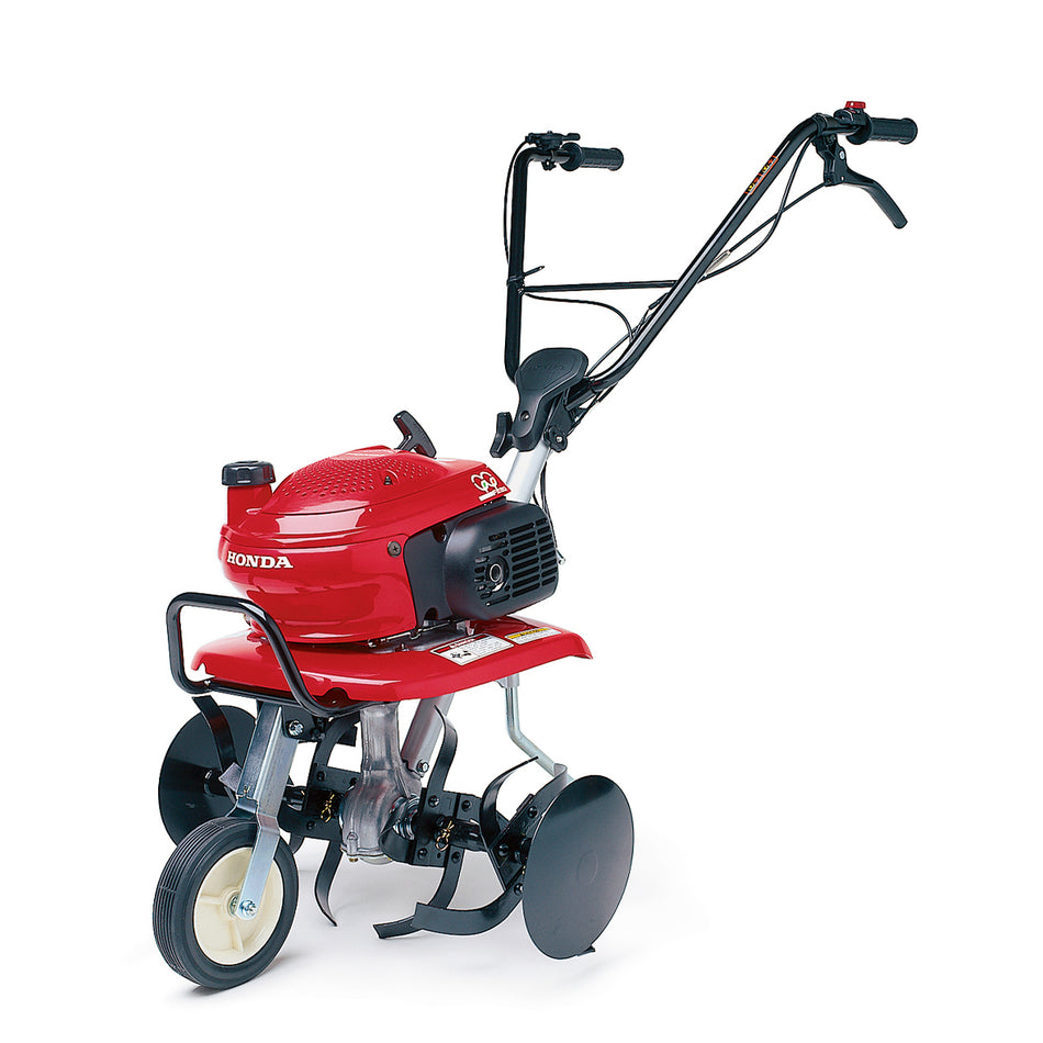 Honda F220 Tiller - Powerful 57cc 4-Stroke engine, 21in tilling width, super value Honda tiller