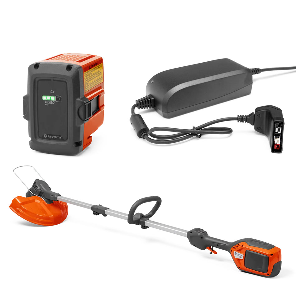 Husqvarna 215iL Battery Trimmer Kit - Premium-quality, battery grass trimmer + battery + Charger