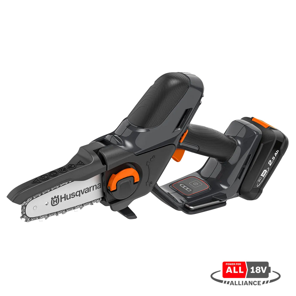 Husqvarna Aspire P5 18V Pruner - Powerful 18V handheld battery pruner - cuts up to 75mm wide branches!