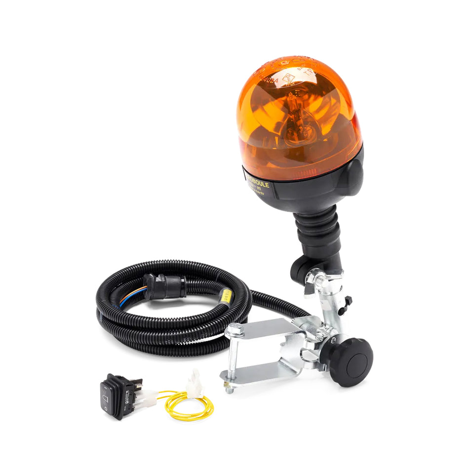 Husqvarna Beacon Light - P525DX - Rotating flashing light, ROPS mounting, Post, wires & switch included