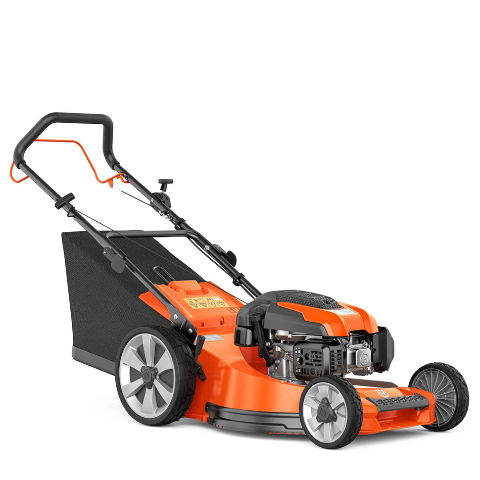 Husqvarna LC 521SP Lawn Mower - 166cc engine, 52cm cut, 63L collector, self-propelled, mulch plug