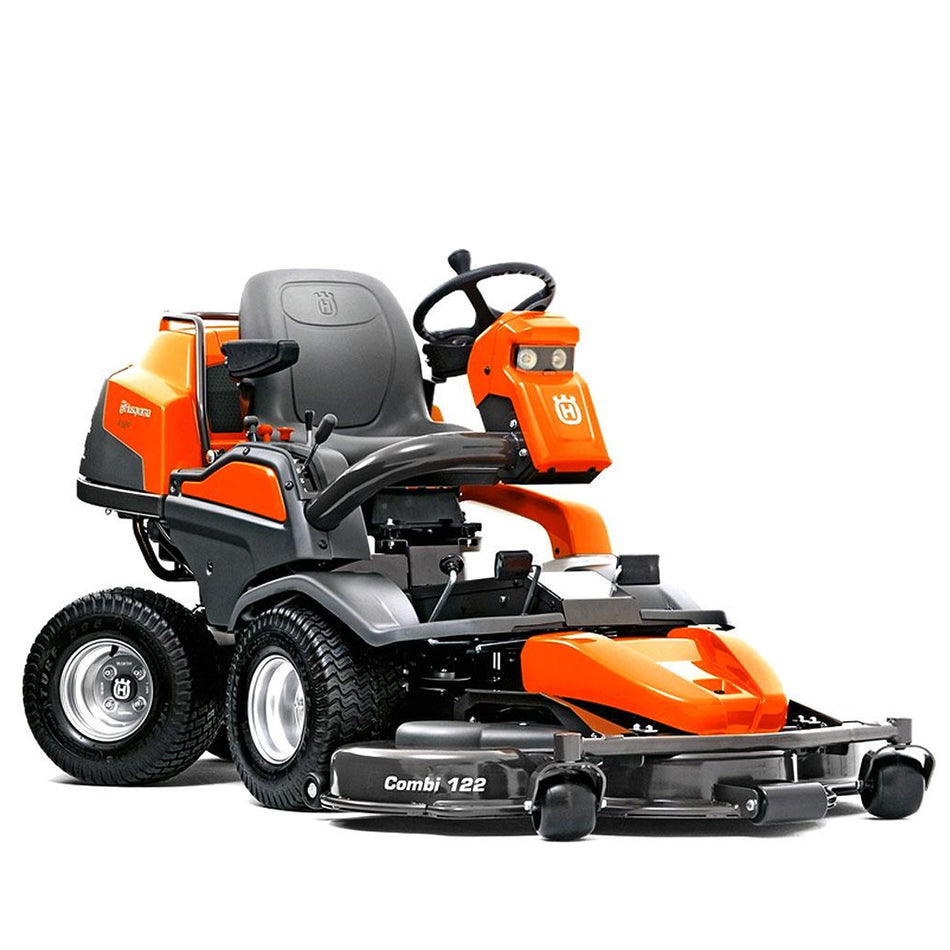 Husqvarna P524 AWD Front Mower - All wheel drive, Commercial Kawasaki FX V-Twin powered Front Mowing Unit!