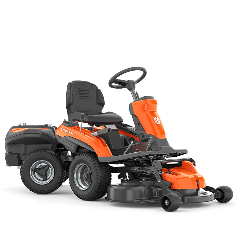 Husqvarna R200iX Battery Rider - Battery powered low-noise front-rider with 103cm cutting deck!