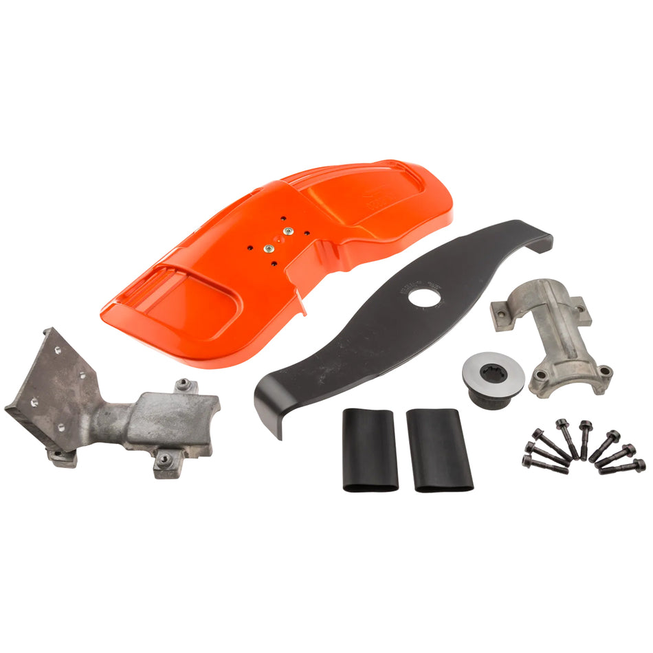 Husqvarna Shredder Blade Kit - Contains shredder blade, guard, holder, bracket, support flange and bolts