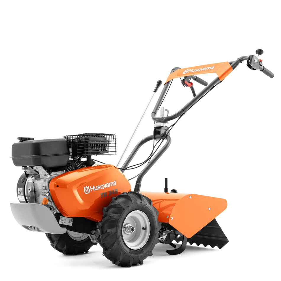 Husqvarna TR348 Tiller Cultivator - Durable tiller with 48cm width, 212cc engine & heavy-duty tines!