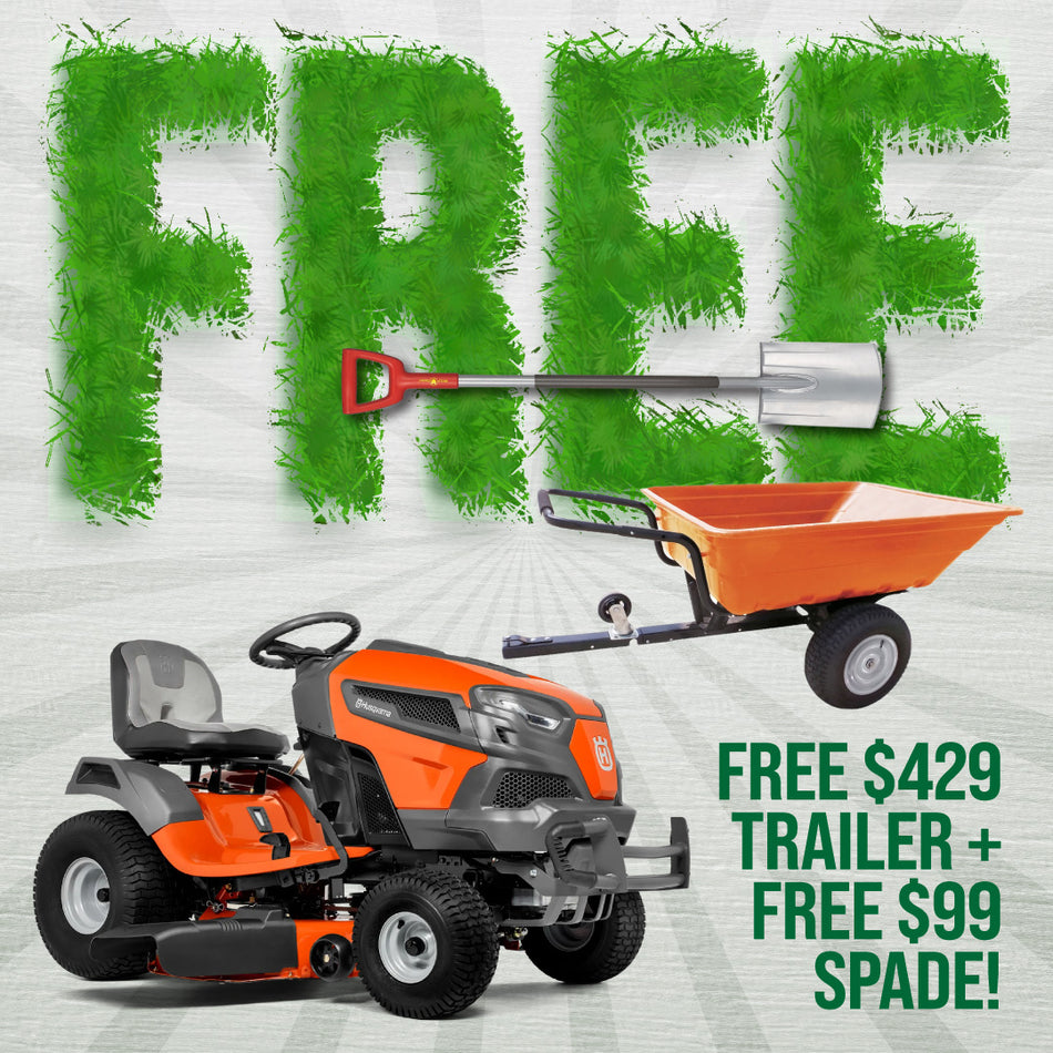 Husqvarna TS142TXD Lawn Tractor - Fully Auto 26HP V-Twin 42"Cut with $1519 IN SAVINGS & FREE STUFF!