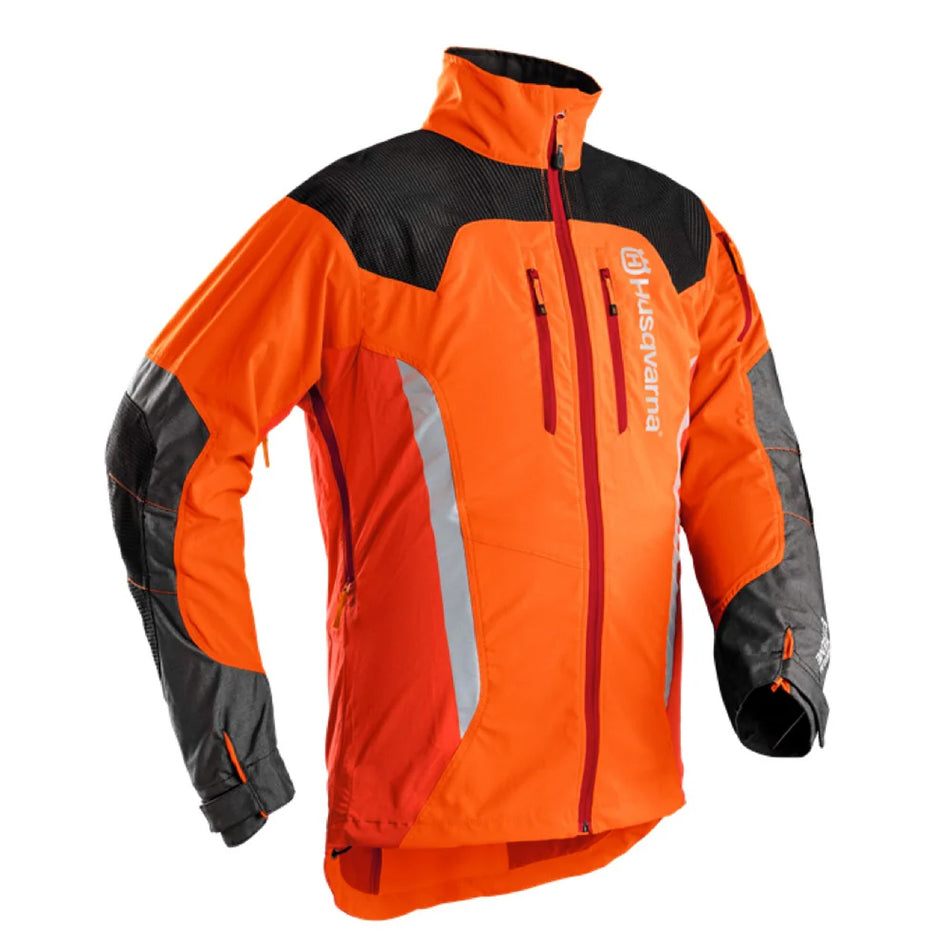 Husqvarna Technical Extreme Forest Jacket - Lightweight, High Visibility Fabrics, Breathable