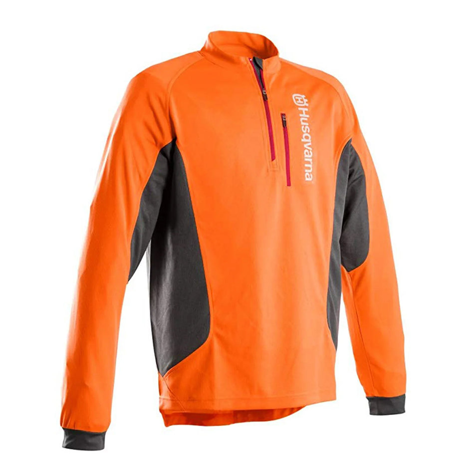 Husqvarna Hi Vis Work T-Shirt Long Sleeve - Light and Cool, Quick-Dry