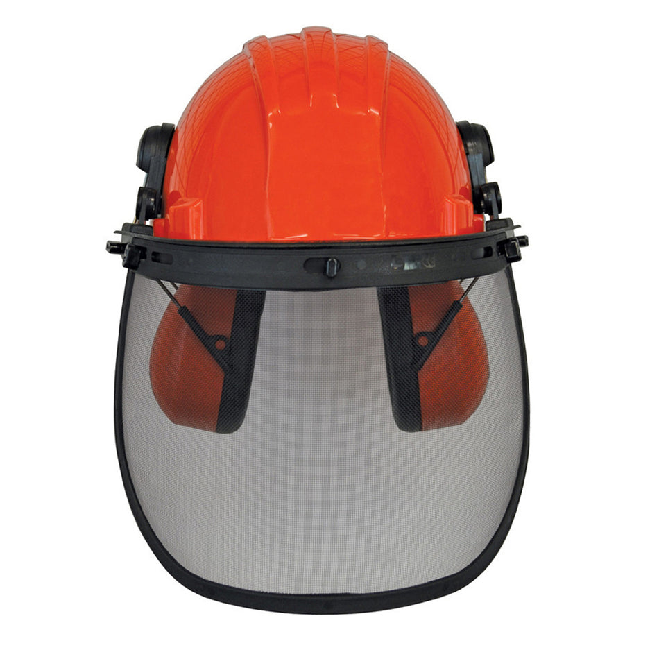 JAK Max JM100 Safety Helmet - Includes visor and muffs