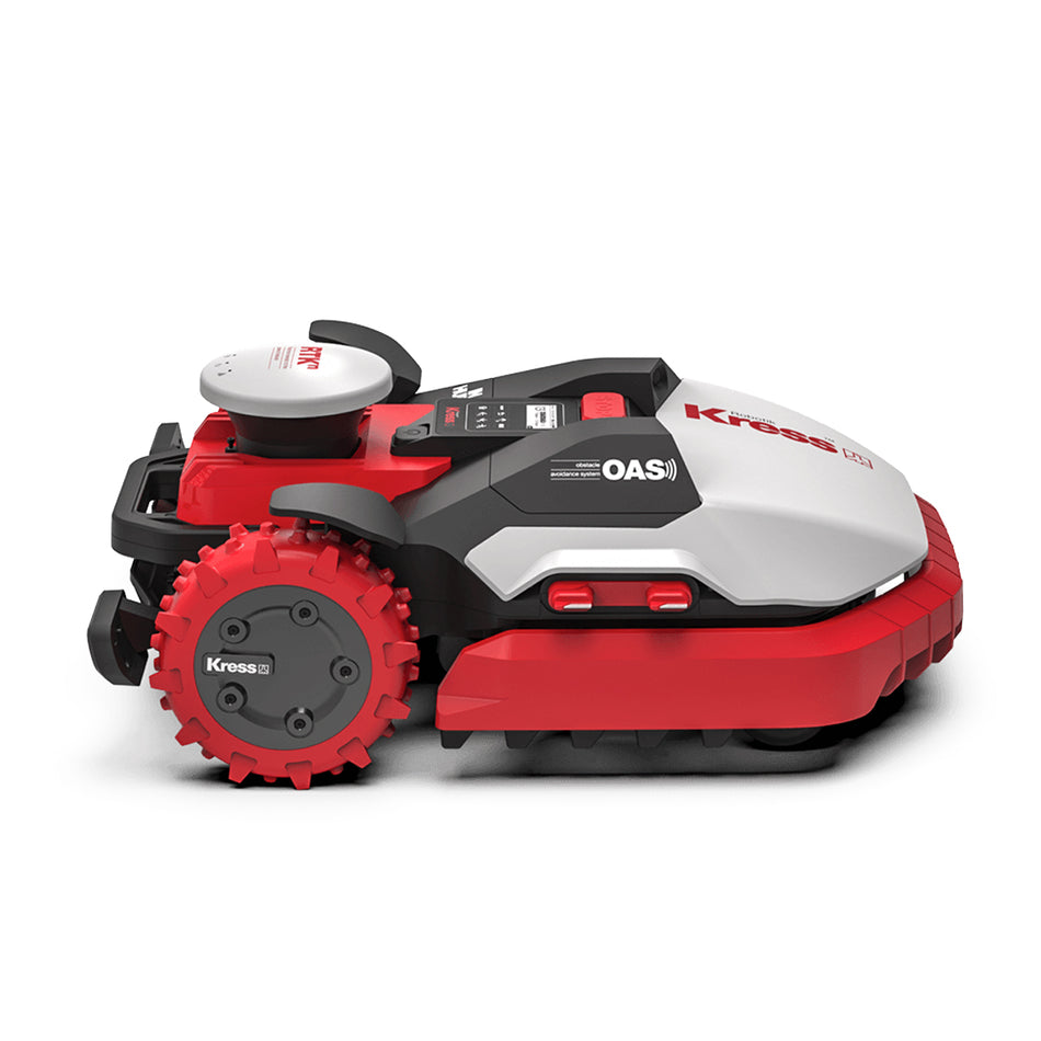 Kress Mission Mega RTKn 12000 Mower - Advanced robotic mower for lawns up to 18000m², RTKn tech, OAS, no wires!