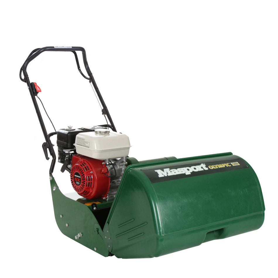 Masport 500 RRR Cylinder Mower - B&S 163cc engine, 20" cut, 6 blade steel cutting reel, 2yr warranty