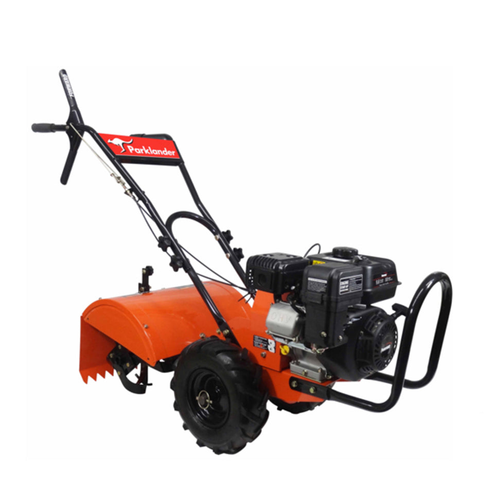 Parklander CRT Tiller Cultivator - 460mm Rear Tine Tiller Cultivator powered by 196cc engine