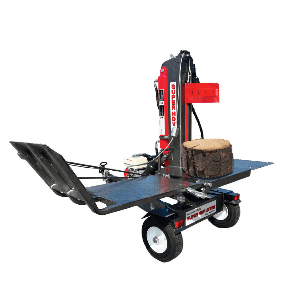 RedGum 32000 SUPER HDV Lifter-Splitter - Most Powerful Log Splitter in its Class!